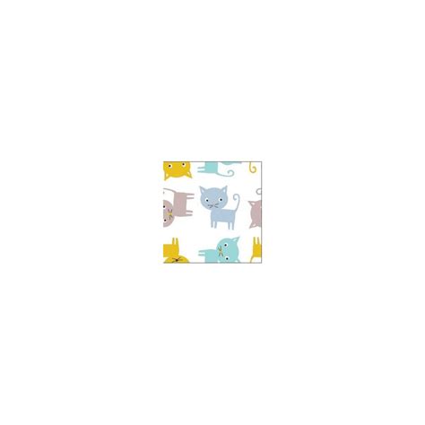 Buy Stitch & Sparkle Blue Cats 100% Cotton Flannel Fabric 43 Wide ...