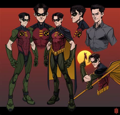 ArtStation - CHARACTER DESIGN THE BATMAN 2004 / ROBIN