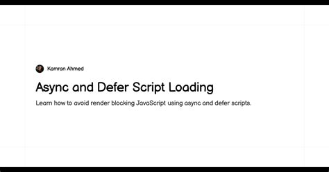 Image result for JavaScript Loading Defer and Async