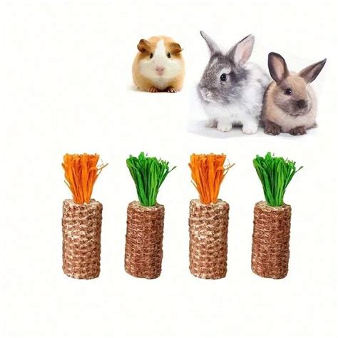 2pcs Natural Corn Stalk Chew Toys - For Hamsters, Rabbits, Guinea Pigs ...
