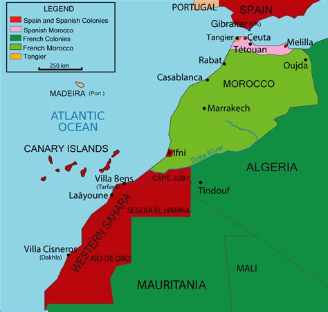 French and Spanish protectorate on Morocco in 1912 | Morocco, Sahara, Casablanca morocco