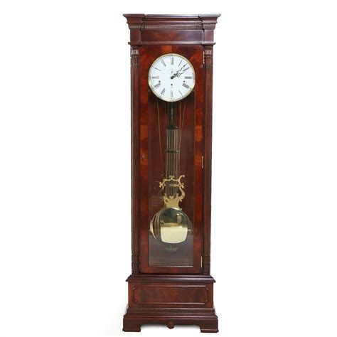 Sligh Neoclassical Style Mahogany Grandfather Clock | EBTH