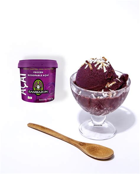 Best Frozen Scoopable Acai - Dairy-Free, Organic, Frozen Acai Sorbet ...