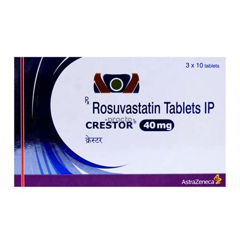 Crestor 40 MG Tablet - Uses, Dosage, Side Effects, Price, Composition ...