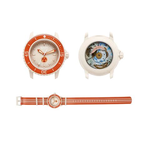 Swatch x Blancpain Bioceramic Scuba Fifty Fathoms Arctic Ocean ...