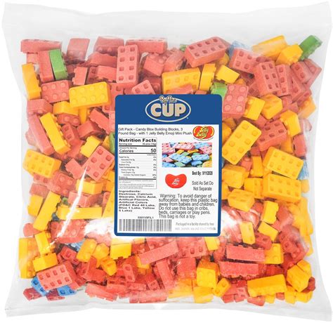 Buy Tootsie Bulk Candy Blox Brick Candy, 3 Pound Bag - with 1 Jelly ...
