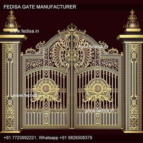 Entry Gate Design Modern House With Gate Compound Gate Pillar Design ...