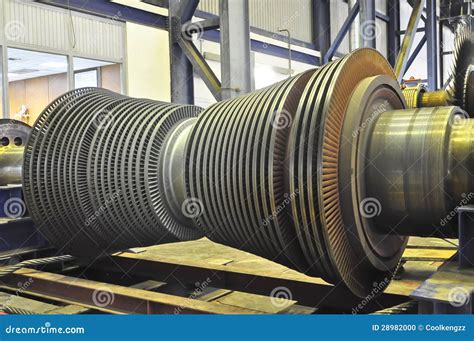 Steam Turbine Of Coal Thermal Power Plant Stock Photo - Image: 28982000