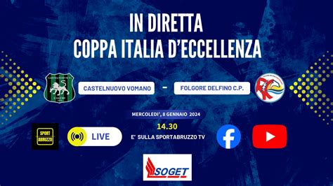 [DIRETTA] Castelnuovo-Folgore Delfino Curi LIVE sulla SportAbruzzo TV ...