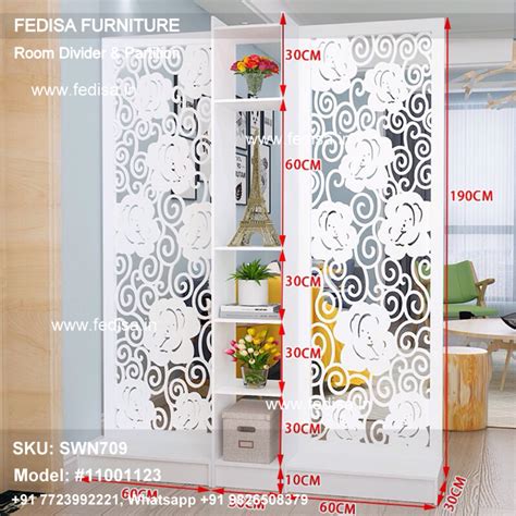 Partition Drawing Room Room Separator Wooden Shutter Room Divider Mcm ...