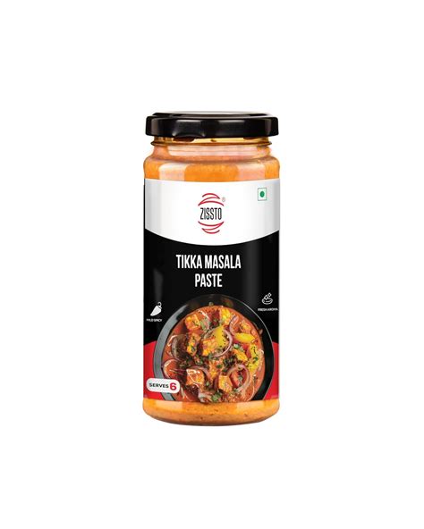 Zissto Tikka Masala Paste | Ready To Cook Mix Gravy | 250gms Serves 6-8 ...