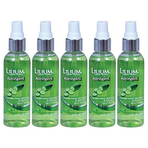 Lilium Herbal Cucumber Skin Toner 100ml Pack of 5 : Amazon.in: Beauty