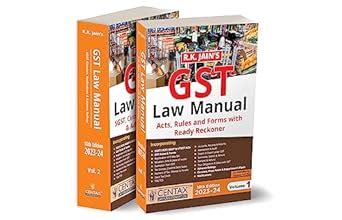 Buy R.K. Jain's GST Law Manual [CGST/IGST (Amdt.) Acts 2023 ...