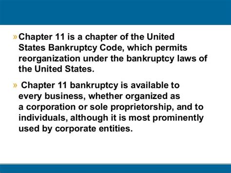 Explaining Chapter 11 Bankruptcy 的图像结果