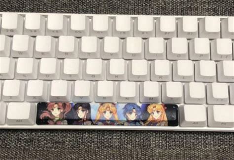 Mugen Custom Sailor Moon Girls Anime Spacebar Keycaps for Cherry MX ...