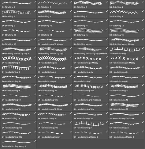 Stitching Brush Photoshop at Sally Patrick blog