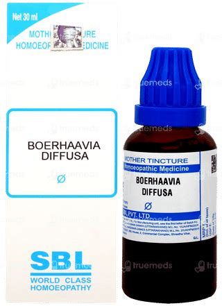 Sbl Boerhaavia Diffusa Mother Q Tincture 30 Ml - Uses, Side Effects ...