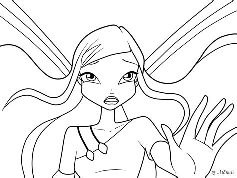 Winx Club Roxy - Free Coloring Pages