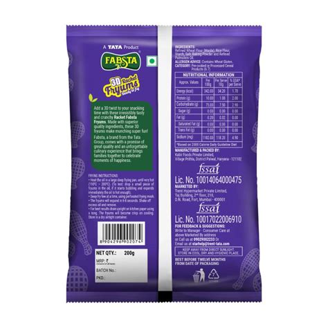 Fabsta 3D Racket Fryums 200 g – Starquik