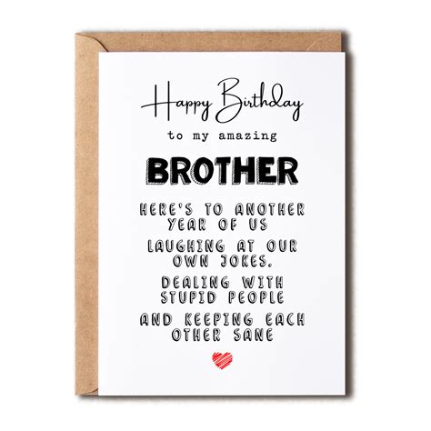 Happy Birthday Brother Funny Cards