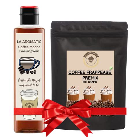 Bakefat India Coffee Macha Syrup-200ml & Coffee Frappe Powder/coffee ...
