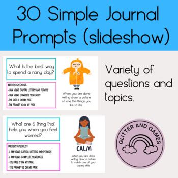 Image result for Simple Journal Prompts