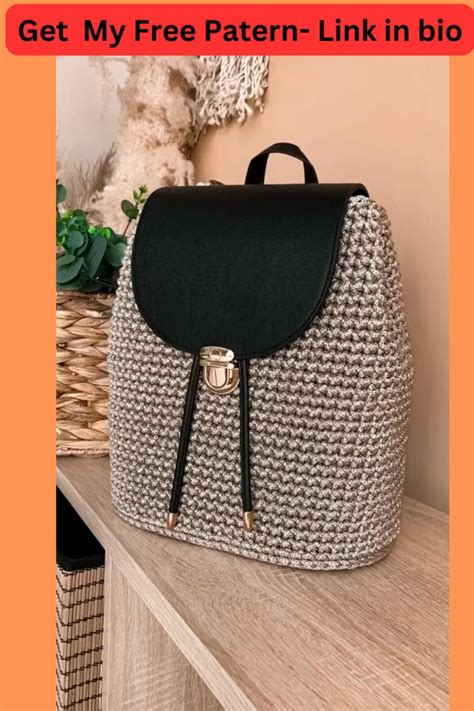 Crochet Backpack Pattern Tutorial 的图像结果