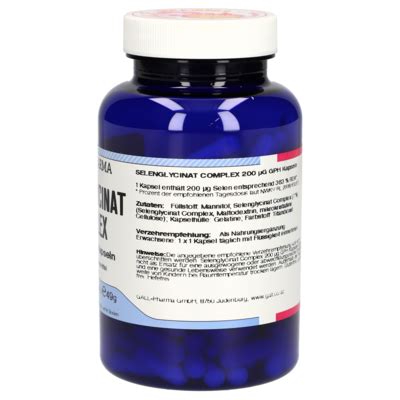 Selenium Glycinate Complex 200 µg GPH Capsules [4169842]-Gall-Pharma ...