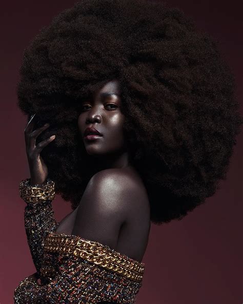 Nyakim Gatwech on Instagram: “I am an exquisite black queen.. respect ...