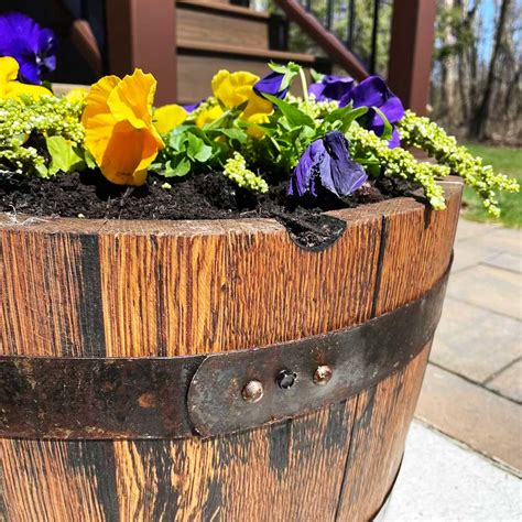 Deluxe Whiskey Barrel Planters (Indoor/Outdoor) – Mystic Barrels