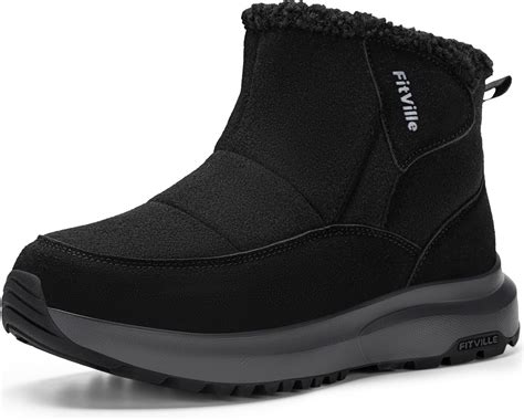 Amazon.com | FitVille Wide Diabetic Womens Snow Boots Wide Width Winter ...