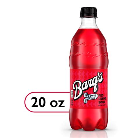 Barq's Red Creme Soda Pop, 20 fl oz Bottle - Walmart.com