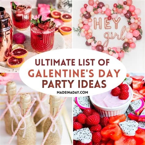 Plan The Ultimate Girl Day: Galentines Day Party Ideas