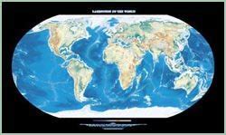 Landforms Of The World Topographic Wall Map By Raven Maps | Desertcart ...