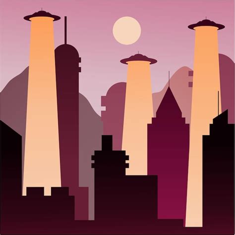 Alien City Drawing 的图像结果