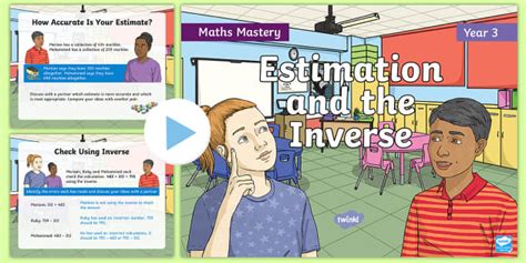 Year 3 Estimate and Use Inverse Addition and Subtraction Maths Mastery