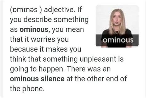 ominous silence meaning - Brainly.in
