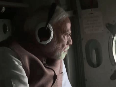 PM Modi conducts aerial survey in Himachal: Meeting underway in ...