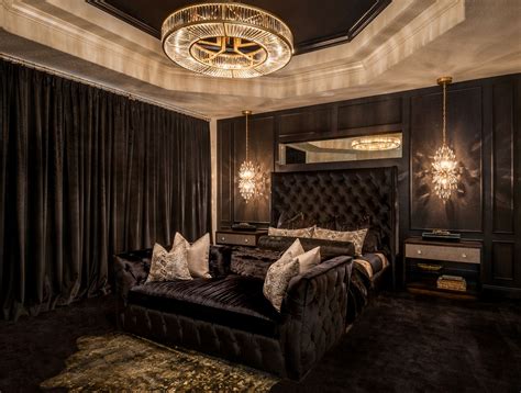 black and gold bedroom design ideas