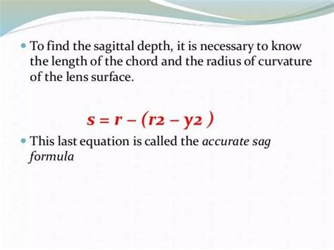 Sag formula | PPTX