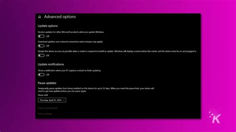 Image result for How to Unpause Windows Updates Windows 1.0