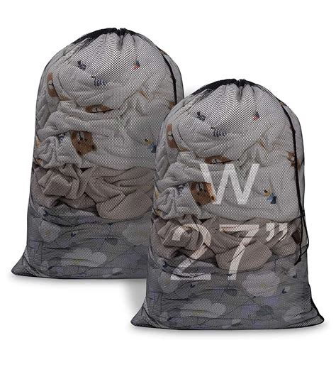 Amazon.com: Meowoo Large Mesh Laundry Bag, 27×36inch Heavy Duty Mesh ...