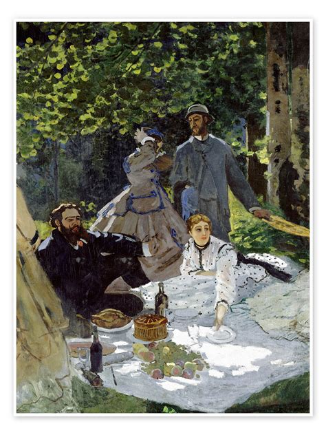Wandbild „Frühstück im Grünen“ von Claude Monet | Posterlounge.de