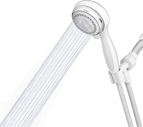 Waterpik Handheld Shower Head with Hose 1.8 GPM PowerSpray, White, NVL ...