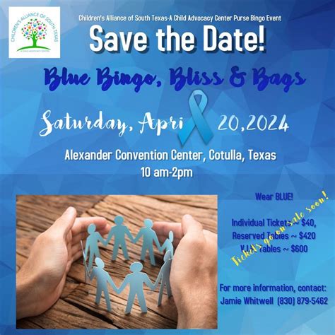"Blue Bingo, Bliss & Bags", Alexander Convention Center, Cotulla, 20 ...