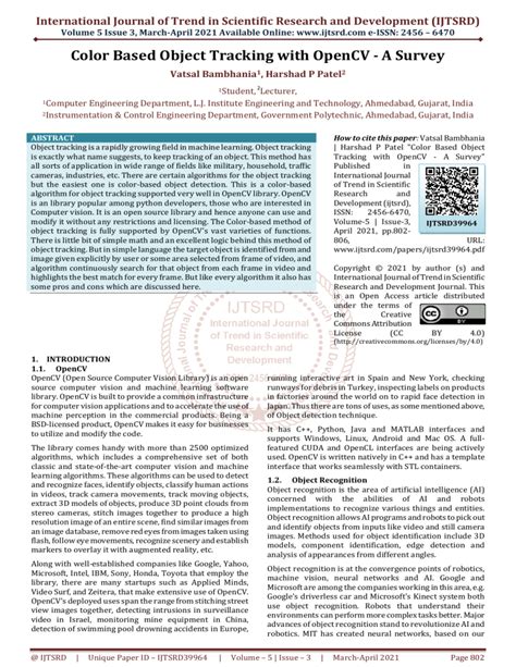 Image result for OpenCV Color Tracking