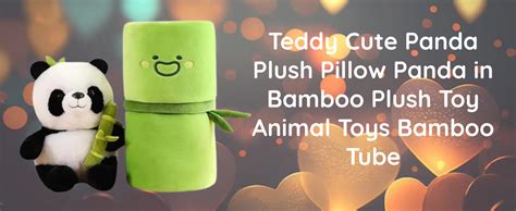 Buy AVS Cute Funky Plushie Soft Toy Bamboo Tube Panda Stuffed Animal ...