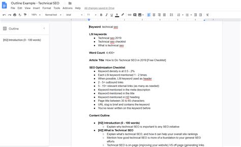 Image result for SEO Content Document Format