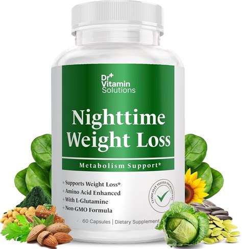 Amazon.com: Dr Vitamin Nighttime Fat Burner Supplements - Appetite Suppressants for Weight Loss ...