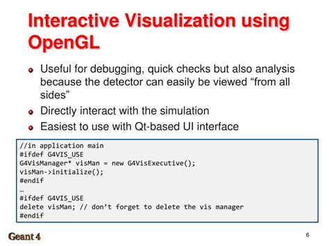 Image result for Geant4 Visualization